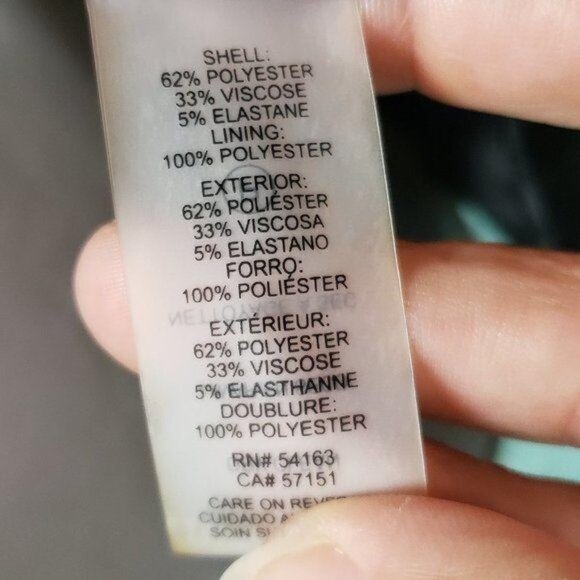 Calvin Klein Womens Gray One Button Blazer Jacket Business Career Size 4 - Picture 7 of 11